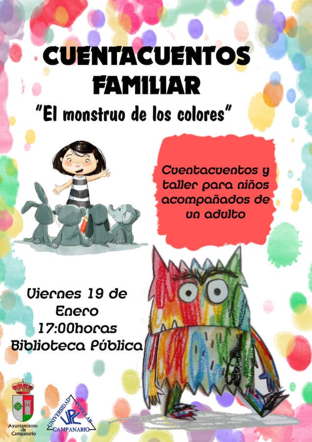 Cuentacuentos familiar, mañana viernes en la biblioteca