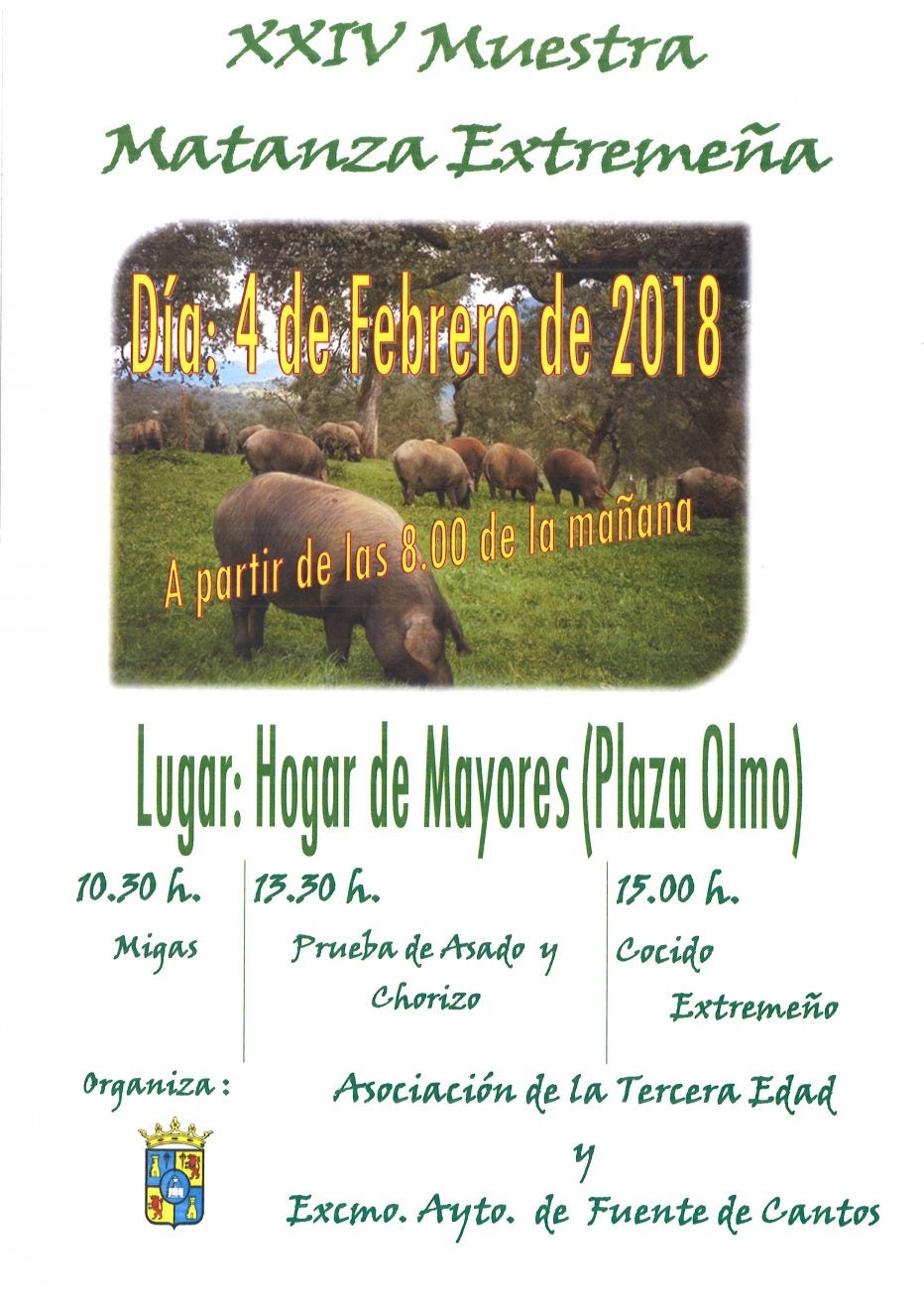 La 24º edición de la Muestra de la Matanza extremeña se celebra el 4 de febrero