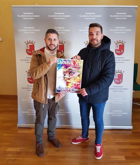 Juan Diego Castro, ganador del concurso del cartel de Carnaval