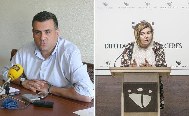 Cordero y el alcalde de Coria se enzarzan en una discusión