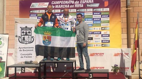 Miguel Periáñez se proclama campeón de España con récord incluido M55 en los 20 kilómetros marcha