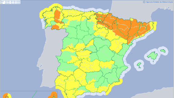 La Aemet amplía para hoy los avisos por viento en el Sur de Badajoz