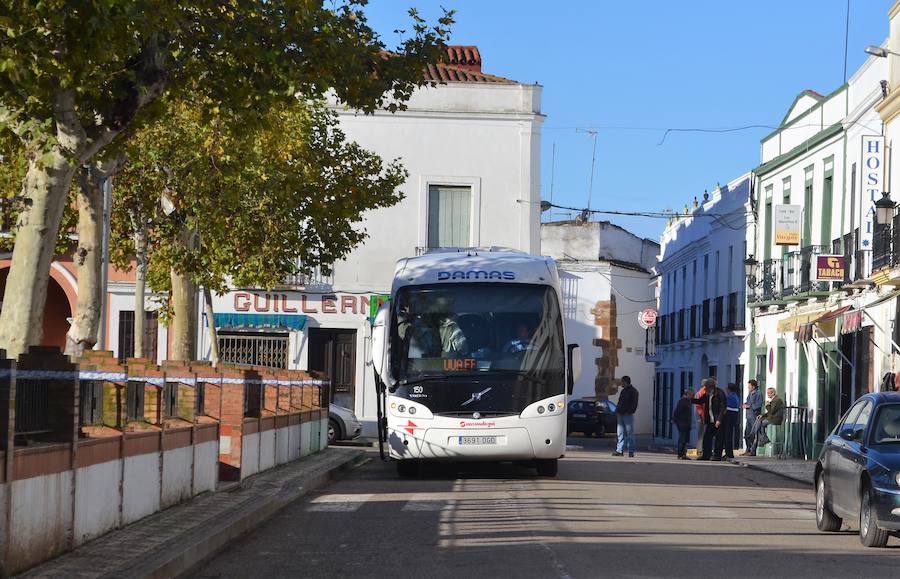 El Damas línea Villanueva-Badajoz cambia su parada al Silo debido a la instalación de stands