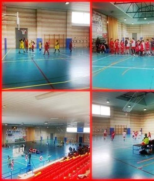 Éxito en la concentración de Mini Basket en el ALberto Pérez
