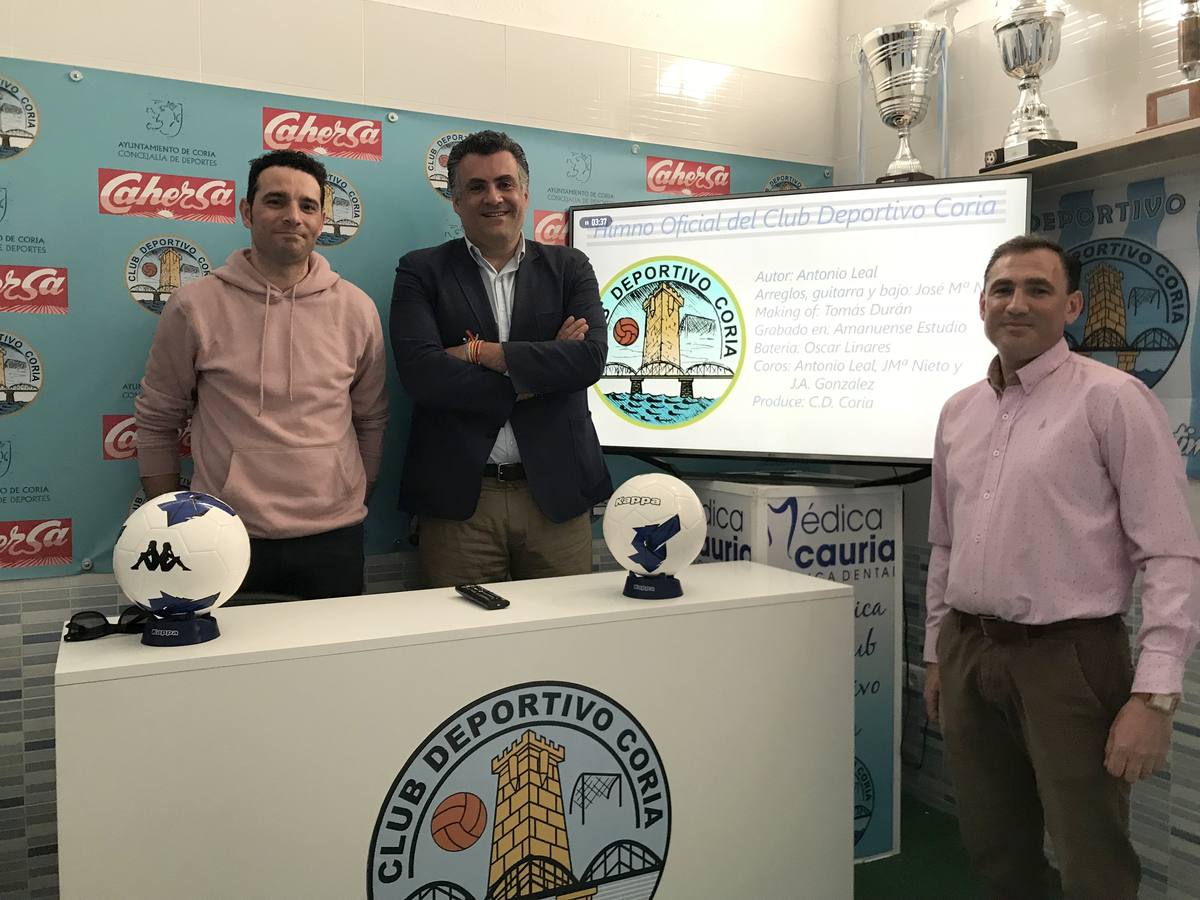El C. D. Coria ya cuenta con himno oficial