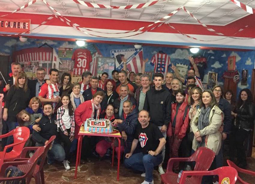 La peña Cauriense Atlético de Madrid celebró su 30 Aniversario