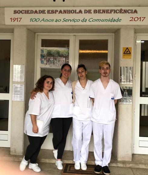 Alumnos del instituto realizan prácticas en Portugal por quinto año consecutivo gracias a “Cuidadores por el mundo”