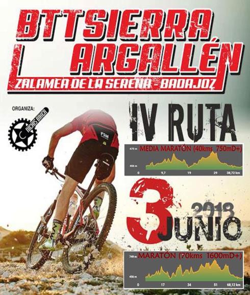 Nichis Biker celebrará la IV edición de la BTT Sierra Argallén el 3 de junio