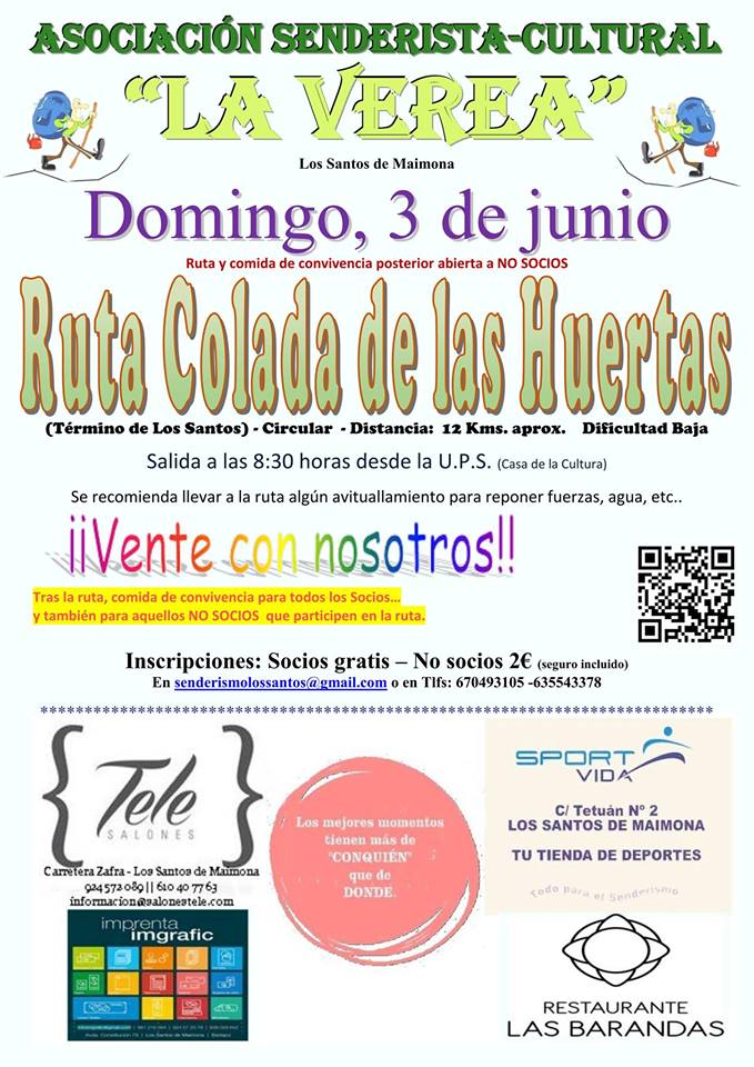 Domingo de ruta por la Colada de las Huertas