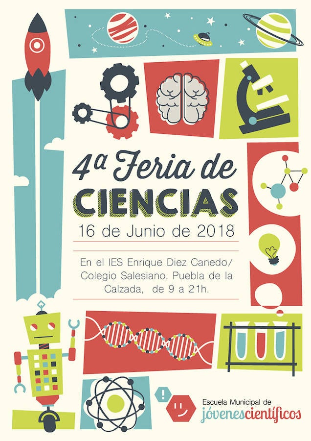 El IES Díez Canedo de Puebla de la Calzada acoge la IV Feria de la Ciencia