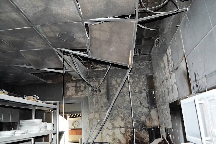 Una sartén de aceite provoca un incendio en la churrería local
