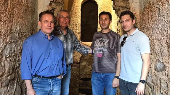 Comienzan los trabajos arqueológicos en la Cisterna Romana de la calle Santa Prisca