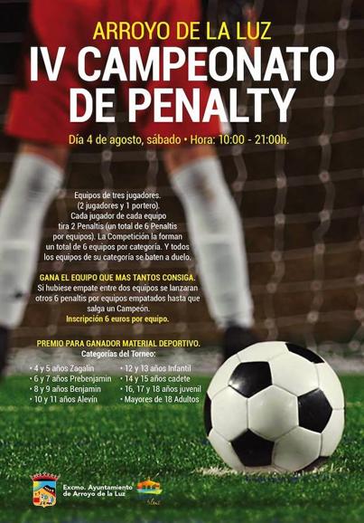 Arroyo de la Luz celebra su IV Campeonato de Penalty