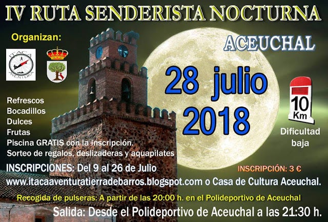 La Verea por tierras piporras y de noche
