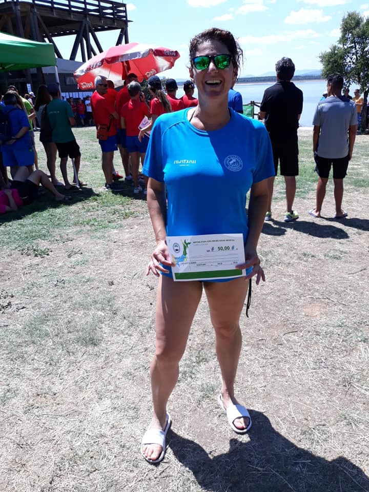 Gran actuación de Patricia Vázquez en la última prueba de aguas abiertas
