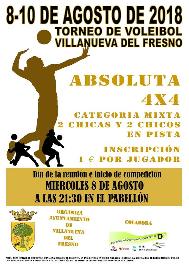 La localidad vivirá un torneo de voleibol mixto del 8 al 10 de agosto