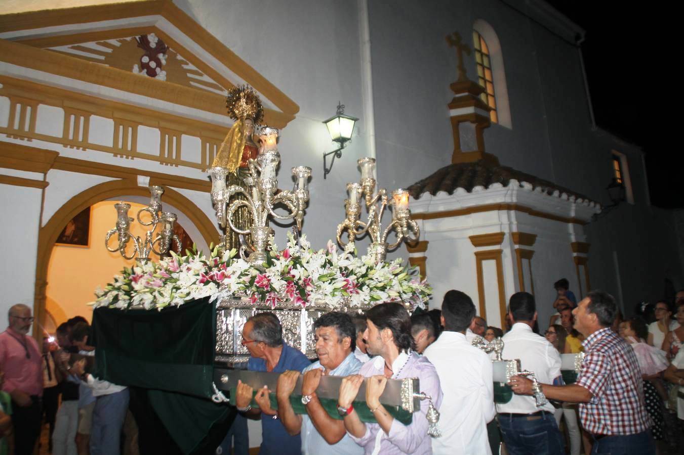 Este miércoles tiene lugar el tradicional traslado de la Patrona a uno de los templos de Jerez