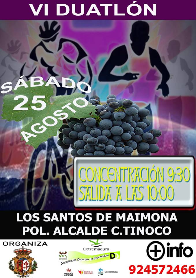 Duatlón y natación juntan las fiestas de la Vendimia y la Virgen de la Estrella