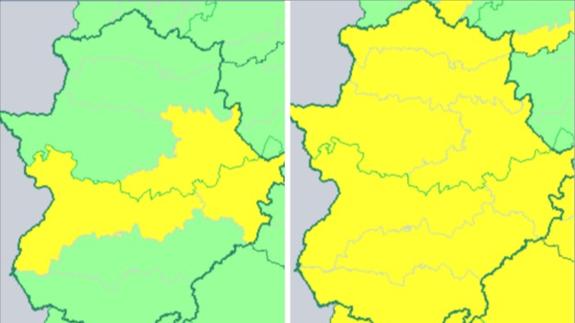 Los avisos por calor vuelven este domingo a Extremadura y se extenderán a toda la región el lunes