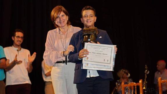 Daniel Antonio, de 12 años, se alza con el primer premio del VII Concurso Nacional de Cantes de Trilla