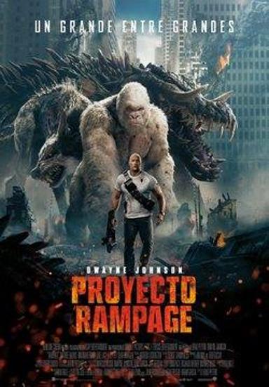 La película para hoy domingo, 9 de septiembre, es ‘Proyecto Rampage’