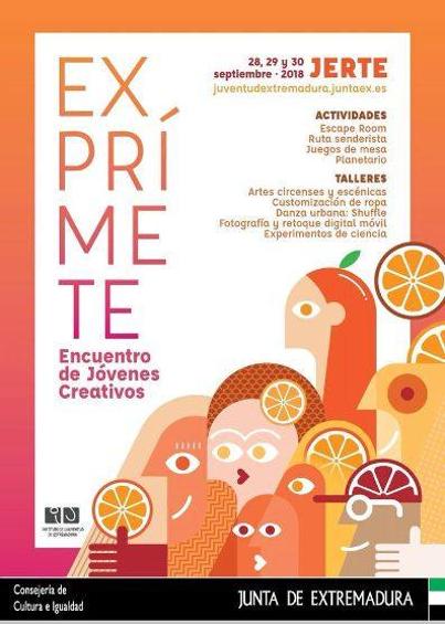 El ECJ de Arroyo de la Luz dispone de 5 plazas para el encuentro de jóvenes creativos #EXPRIMETE
