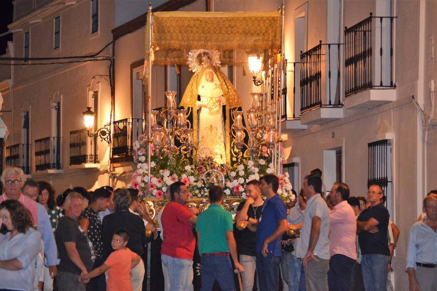 La Virgen de la Soledad regresó a su Ermita tras el Triduo en su honor