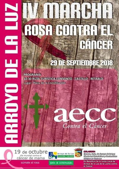 Mañana sábado tendrá lugar la Marcha Contra el Cáncer