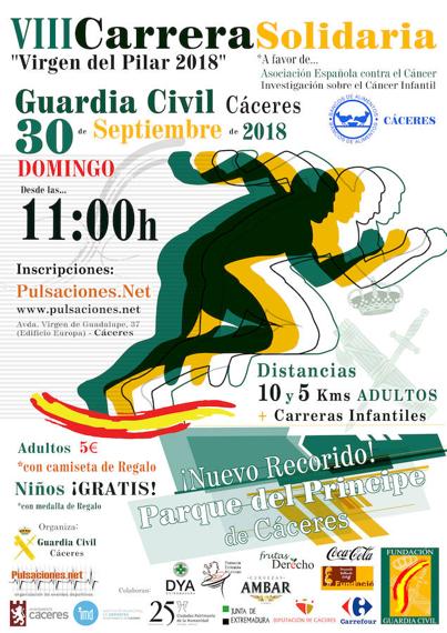 El Club Atletismo de Arroyo de la Luz estará presente en la Carrera Popular de la Guardia Civil el próximo domingo