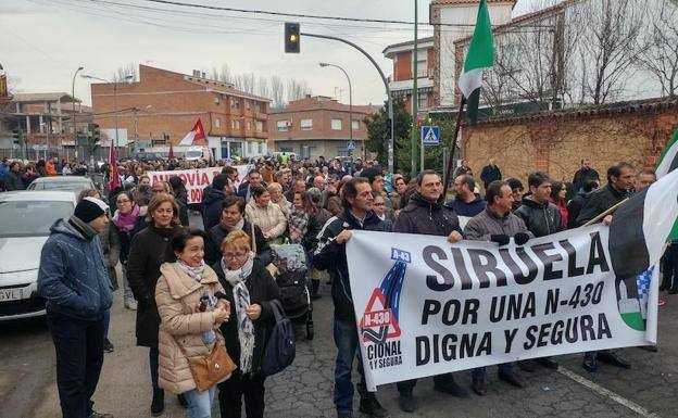 La Plataforma de la N-430 rechaza la opción sur para la autovía al Levante y exige el desdoblamiento