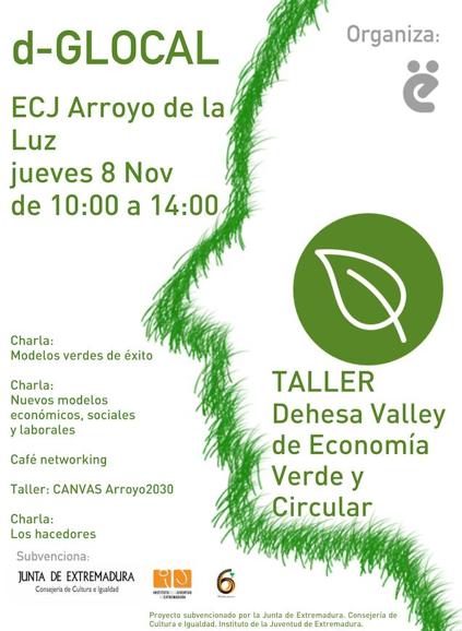 Taller Dehesa Valley de Economía Verde y Circular en el ECJ de Arroyo de la Luz