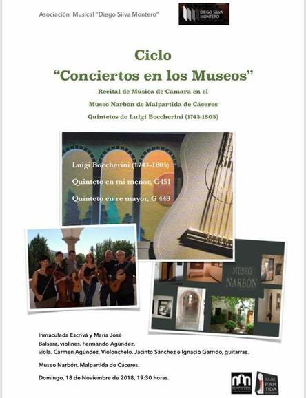 La música de cámara cerrará el fin de semana de Malpartida de Cáceres