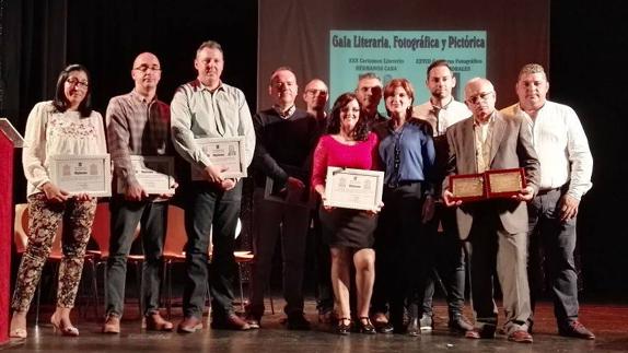 Calurosa acogida a los ganadores de los certámenes anuales en Arroyo de la Luz