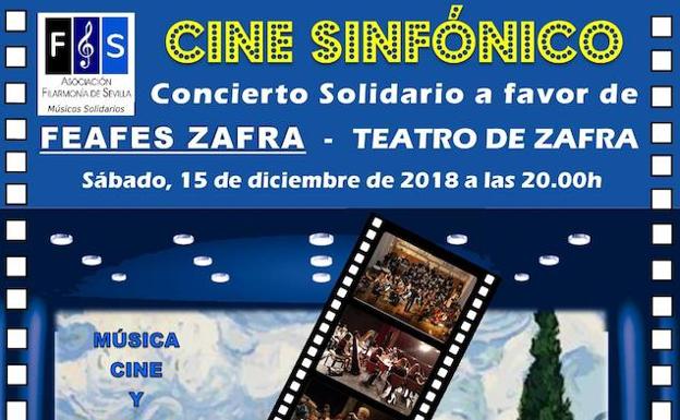 Este sábado concierto de cine sinfónico a beneficio de Feafes