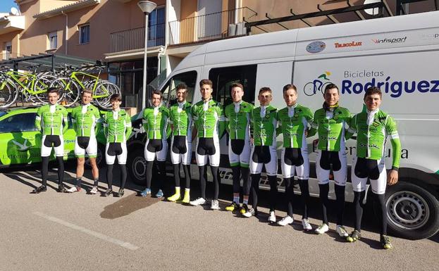 El Bicicletas Rodríguez Extremadura entrena en Zafra