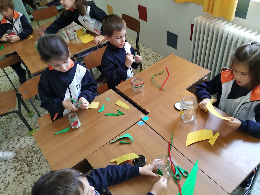 Alumnos de María Inmaculada realizan un proyecto para donar alimentos a Zafra Solidaria