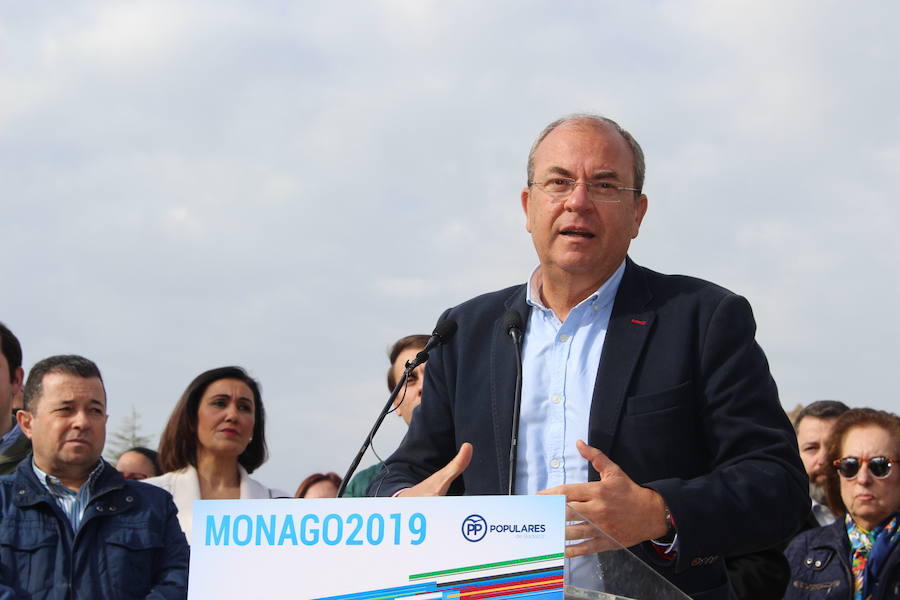Monago destaca el liderazgo de Juan Carlos Fernández para desarrollar el futuro de Zafra