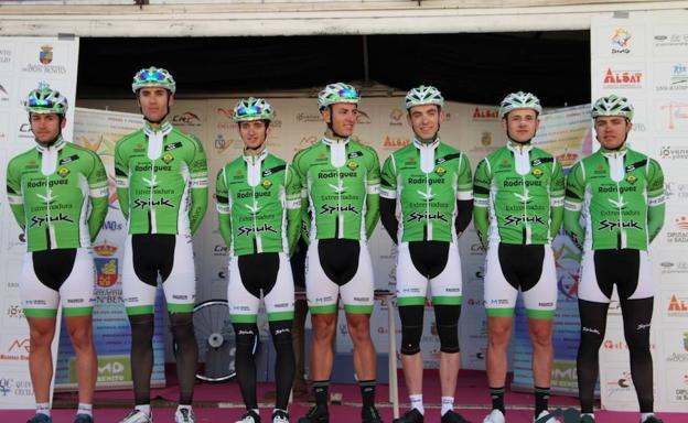 Bicicletas Rodríguez-Extremadura es tercero por equipos en el Circuito Guadiana