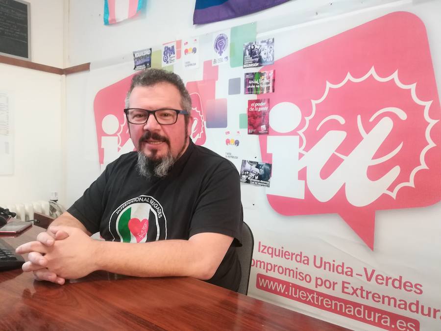 David Jiménez, candidato a la alcaldía de Zafra por Izquierda Unida- Los Verdes