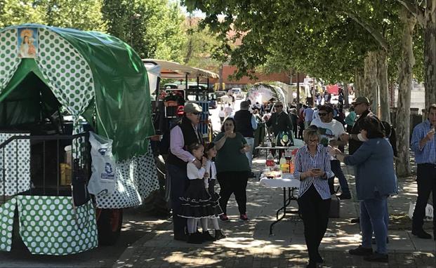 Centenares de romeros se acercaron este sábado a la Virgen de Belén recorriendo su Camino
