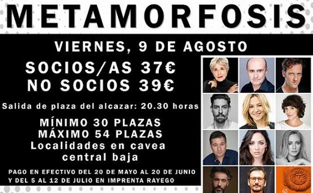 El CIT organiza un viaje al Festival de Teatro Clásico de Mérida para ver 'Metamorfosis'