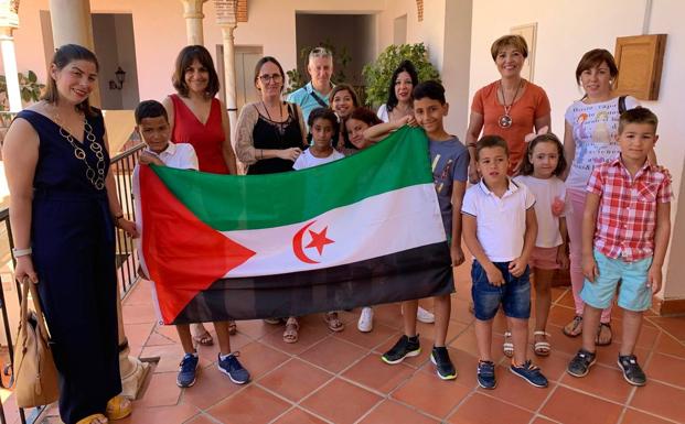 Cuatro niños saharauis están pasando el verano en Zafra gracias al programa Vacaciones en paz