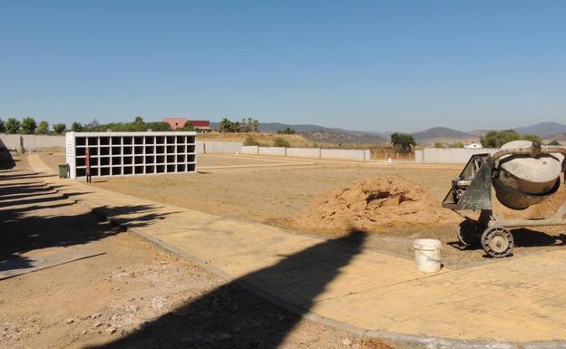 Ya ha comenzado la ampliación del cementerio municipal