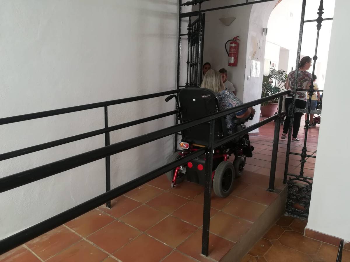 Muchas zonas de Zafra ya son accesibles para personas con movilidad reducida