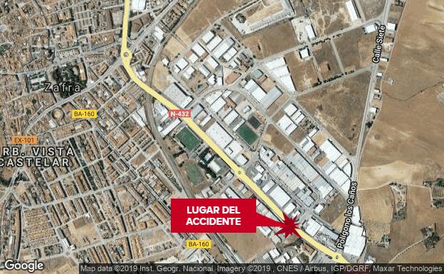 Tres jóvenes heridos leves en la colisión de dos vehículos en Zafra
