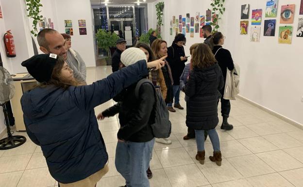 Los alumnos de la Escuela de Arte Inspira realizaron su propia exposición