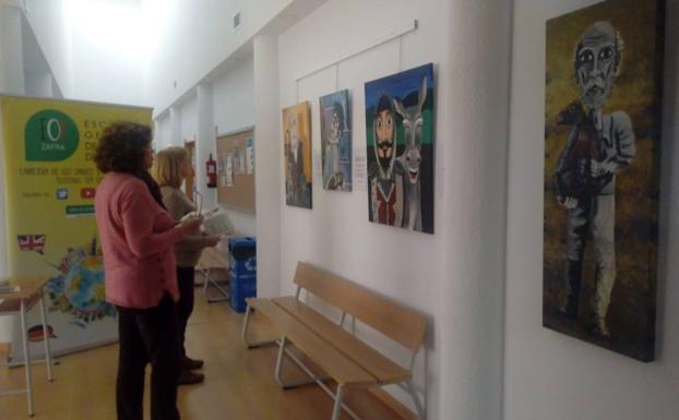 La Escuela Oficial de Idiomas acoge una exposición de pinturas de Víctor Mimbrero