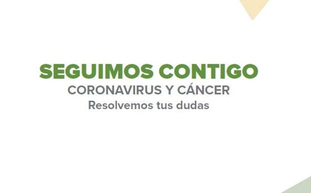 La AECC responde a las dudas de pacientes con cáncer respecto al COVID-19