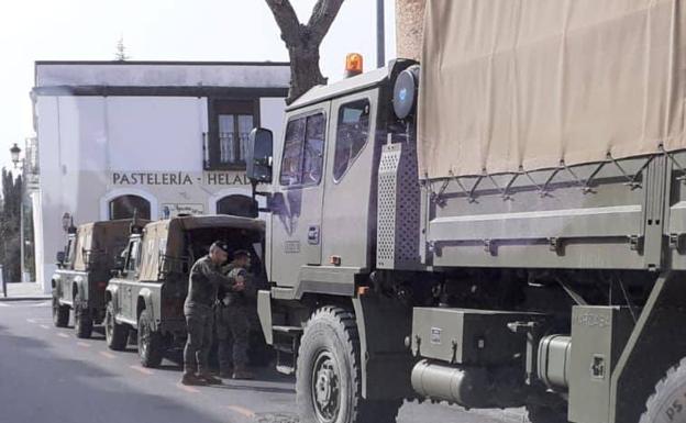 El Ejército de Tierra se suma a las labores de control ante el estado de alarma
