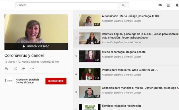 Profesionales de la AECC ayudan a pacientes y familiares a través de las redes sociales